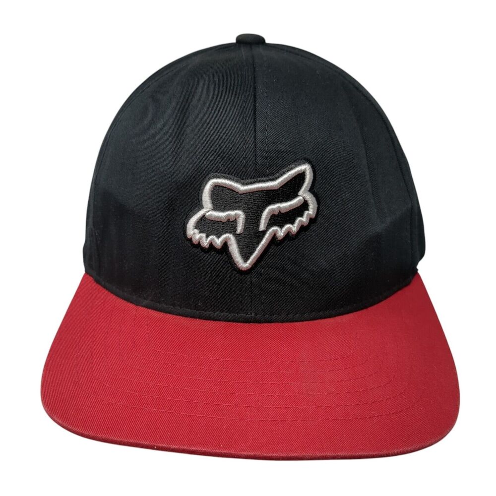 Fox Head Snapback Hat Multicolor One Size Adjustable Embroidered Vented Holes
